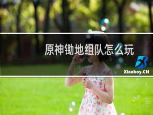 原神锄地组队怎么玩