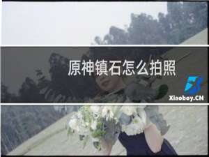 原神镇石怎么拍照