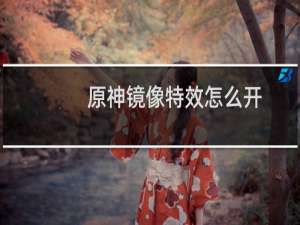原神镜像特效怎么开