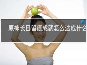 原神长日留痕成就怎么达成什么梗