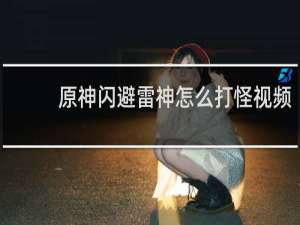 原神闪避雷神怎么打怪视频