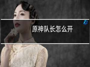 原神队长怎么开
