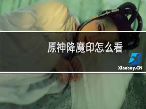 原神降魔印怎么看
