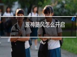 原神随风怎么开启