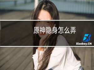 原神隐身怎么弄