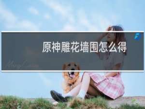 原神雕花墙围怎么得