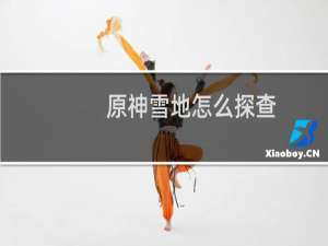 原神雪地怎么探查