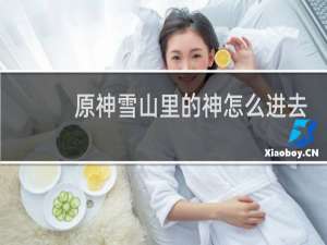 原神雪山里的神怎么进去
