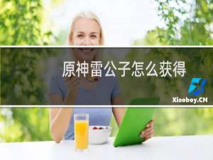原神雷公子怎么获得
