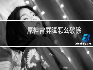 原神雷屏障怎么破除