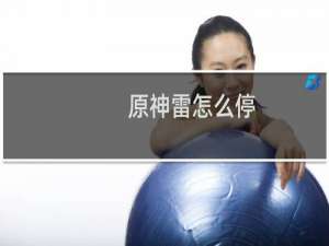 原神雷怎么停