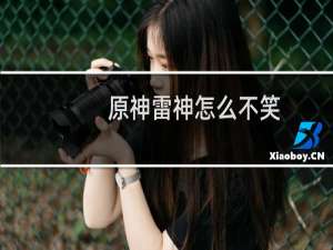 原神雷神怎么不笑