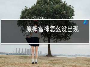 原神雷神怎么没出现