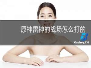 原神雷神的战场怎么打的