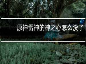 原神雷神的神之心怎么没了