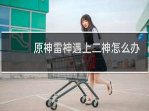 原神雷神遇上二神怎么办