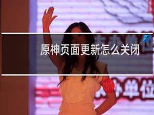 原神页面更新怎么关闭