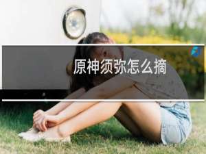 原神须弥怎么摘