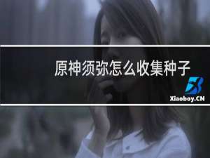 原神须弥怎么收集种子