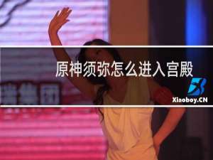原神须弥怎么进入宫殿