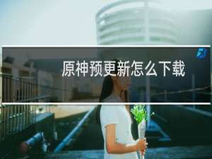 原神预更新怎么下载