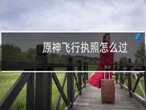 原神飞行执照怎么过