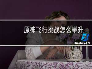 原神飞行挑战怎么攀升