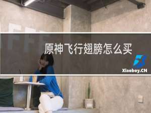 原神飞行翅膀怎么买