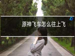 原神飞车怎么往上飞