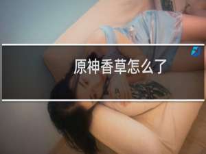 原神香草怎么了