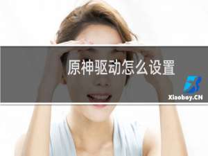 原神驱动怎么设置