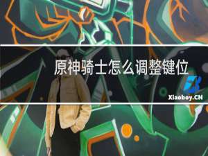 原神骑士怎么调整键位