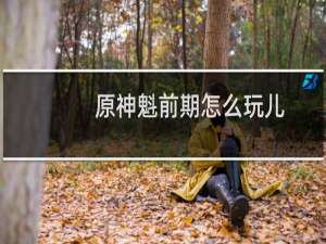 原神魁前期怎么玩儿