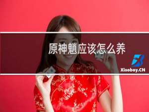 原神魈应该怎么养