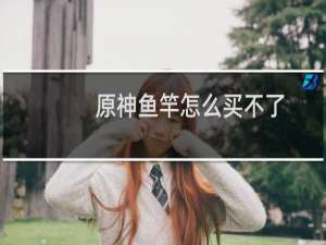 原神鱼竿怎么买不了