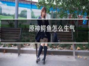 原神鳄鱼怎么生气