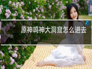 原神鸣神大洞窟怎么进去