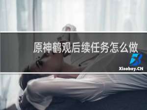 原神鹤观后续任务怎么做