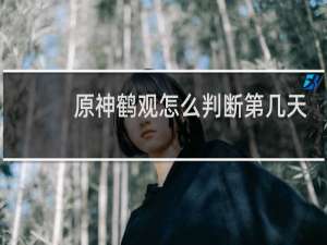原神鹤观怎么判断第几天