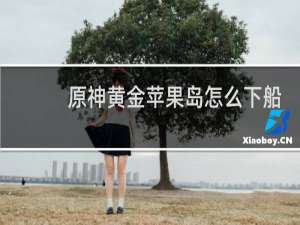 原神黄金苹果岛怎么下船