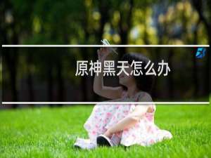 原神黑天怎么办