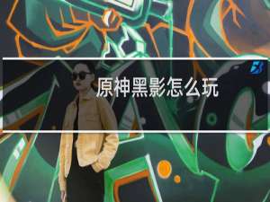 原神黑影怎么玩