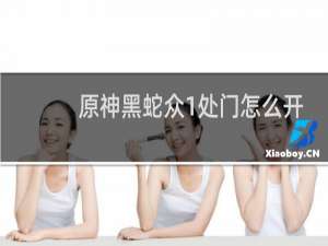 原神黑蛇众1处门怎么开