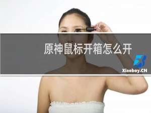 原神鼠标开箱怎么开