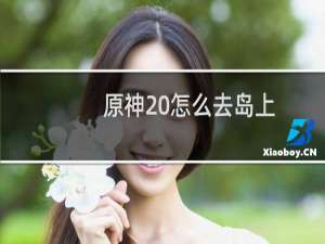 原神 怎么去岛上