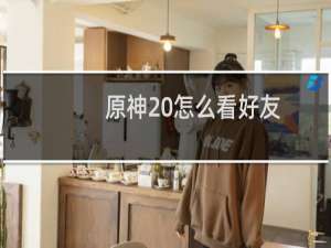 原神 怎么看好友