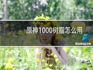原神1000树脂怎么用