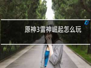 原神3雷神崛起怎么玩