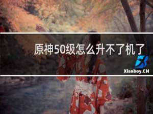 原神50级怎么升不了机了