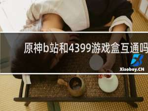 原神b站和4399游戏盒互通吗